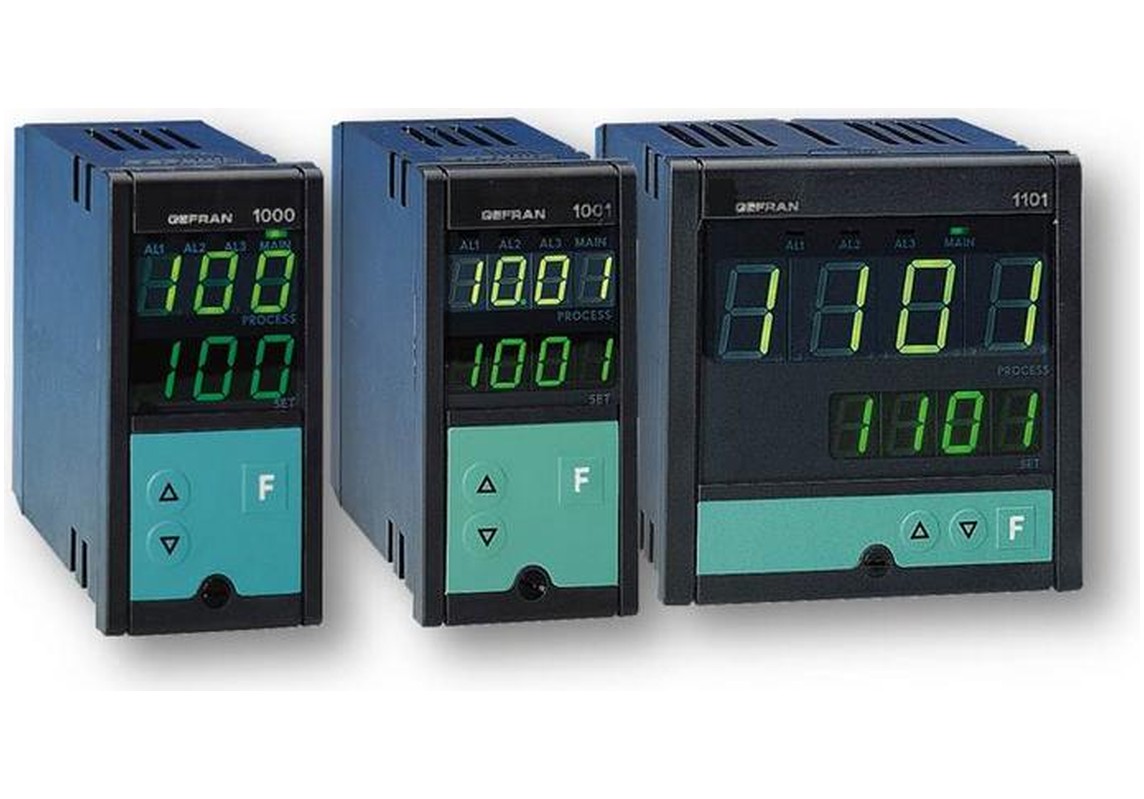 GEFRAN 1000、1001、1101 型面板式 PID 控制器外观