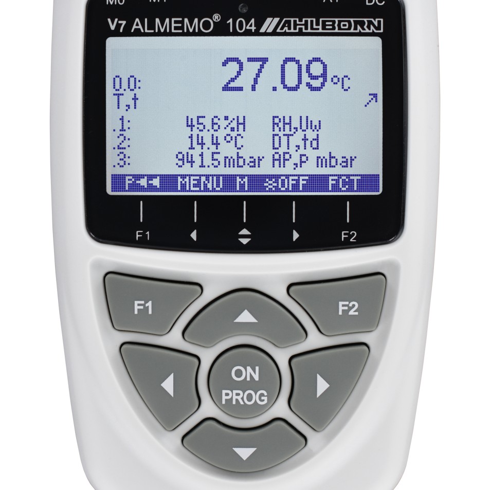 Data logger ALMEMO® 104 for all sensors, 4 measuring inputs