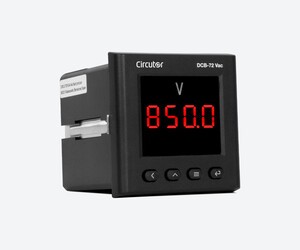 DCB-72 HVdc digital voltmeter, 72 x 72 M22230. DCB-72 HVdc, digital voltmeter, 72 x 72;Scale: ± 1500 V;Nº relays: -;System: DC;Mounting: Pannel;Modules: 72 x 72