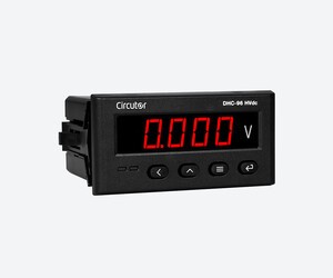 DHC-96 Vdc digital voltmeter, 96 x 48. 2 output relays M22388.