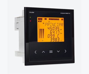 computer SMART III 6 Power factor controller. Regulation, measurement, leakage control, and communications R13851. computer SMART III 6, Power factor regulator;Alarm relay: Yes;Communications: RS-485;Measurement Range (V): 20...300;IΔn (A): yes;Power supply (Vac): 100...520 Vac;Nr steps: 6;Input current: .../5A | .../1A;Switching unit: Contactor