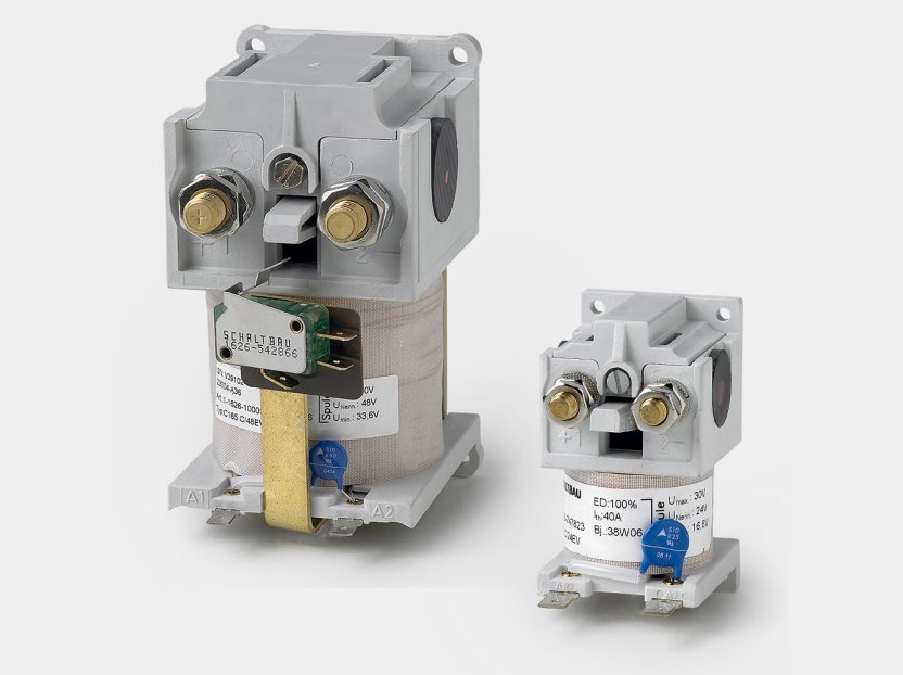 C137, C163, C164 – 电池接触器用于铁路, 工业和 UPS 应用